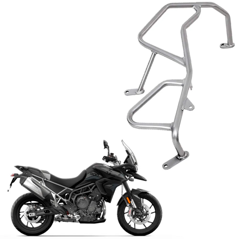 Protetor De Motor e Carenagem Tiger 900 Prata Bráz