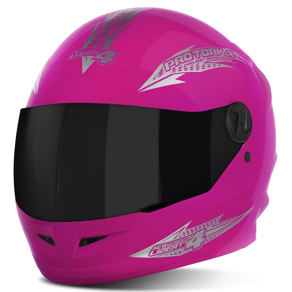 Capacete Fechado Pro Tork New Liberty Four 4 Unissex moto com Viseira Escura Fumê ou Viseira Cristal