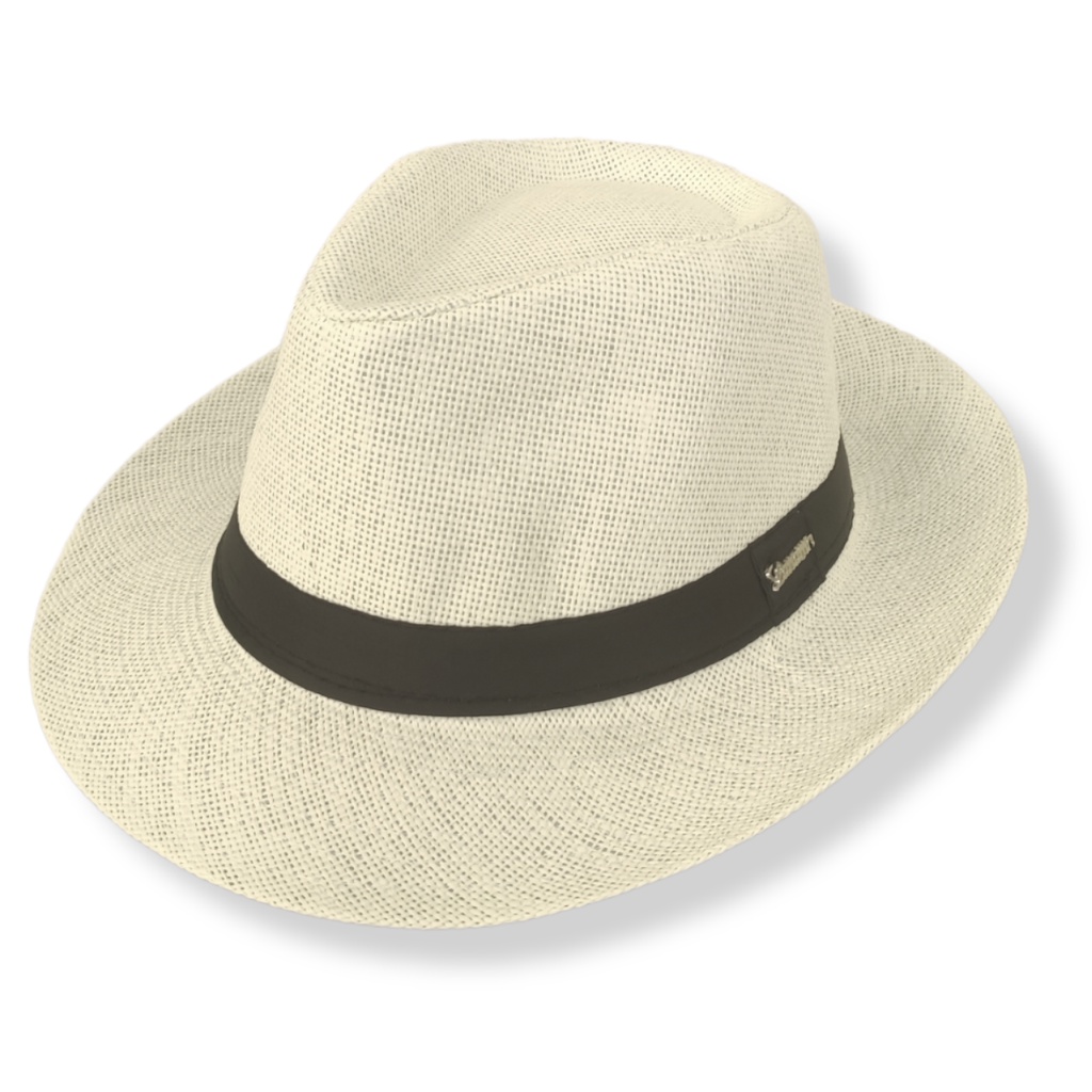 Chapéu Moda Panamá Aba Larga Clássico Unissex Casual Praia