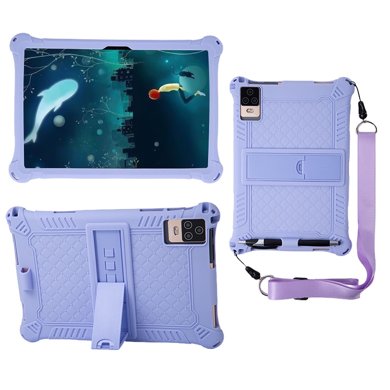 Para Samsung Galaxy Tab S10 Pro S9 Ultra 10.1 Inch 2022 Android Tablet PC 25 * 16cm Case Super Shockproof Capa Protetora De Silicone Macia