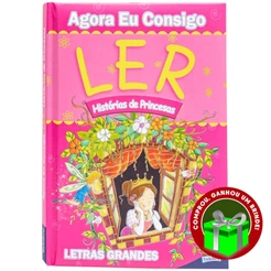 Livro Agora eu Consigo Ler: Histórias de Princesas SBN Crianças Filhos Infantil Desenho História