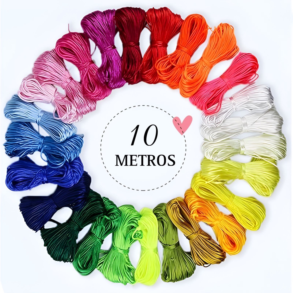 FIO DE SEDA RABO DE RATO (1MM) - ROLO COM 10 METROS em Oferta na Shopee