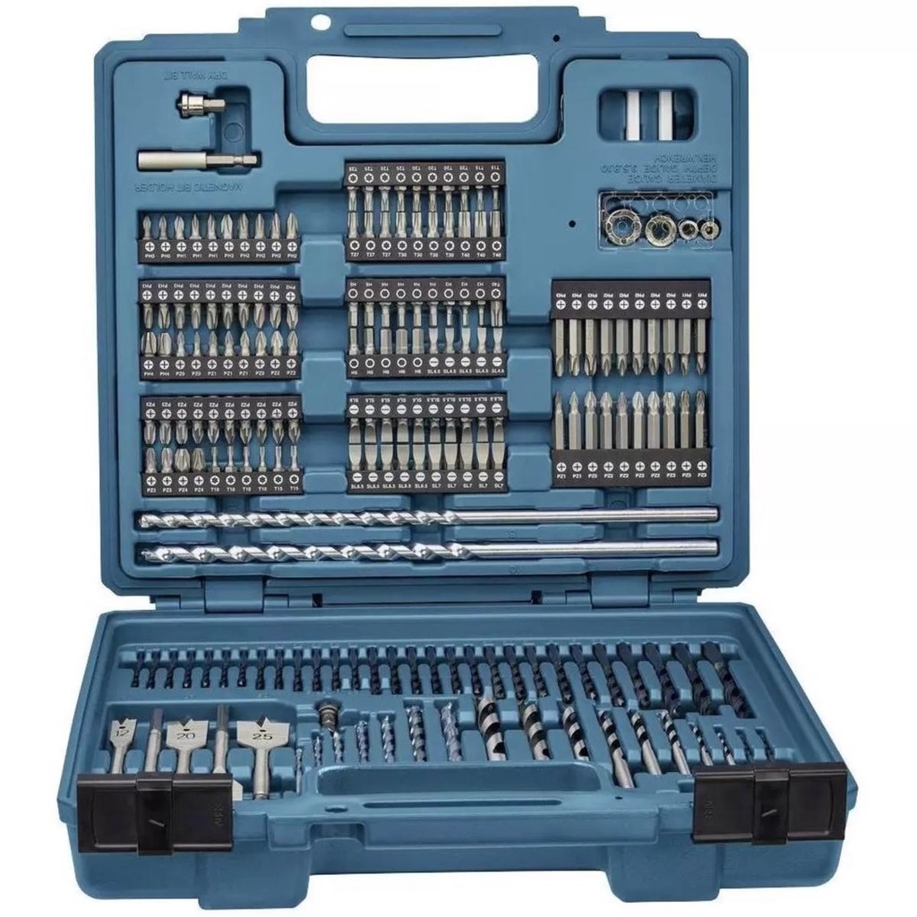 Kit De Acessórios Bits E Brocas 256 Peças E-11689 Makita em Oferta na Shopee
