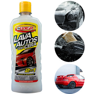Lava Autos Concentrado Com Cera Luxcar Limpa E Encera 500g em Oferta na Shopee