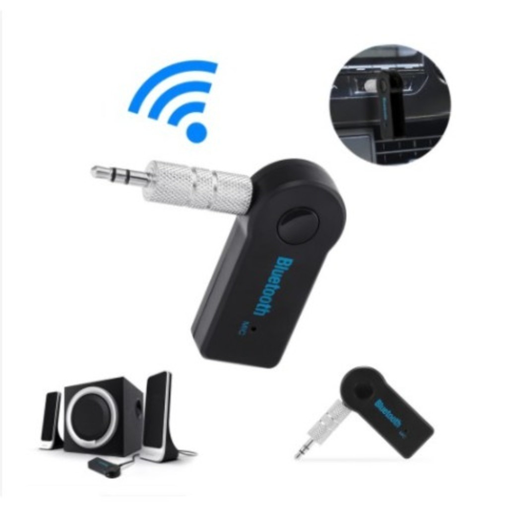 Adaptador Receptor Áudio Bluetooth Carro P2 Música Chamada para Som Carro 3.5mm Sem Fio