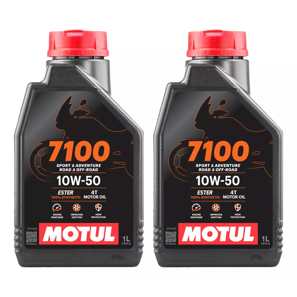 KIT 2 OLEO MOTUL 7100 4T 10W50 SINTETICO