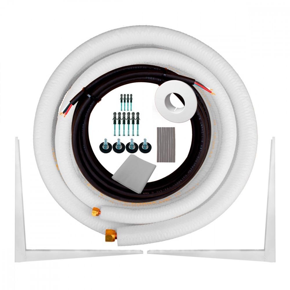 Kit de Instalação Ar Condicionado 3 metros Hulter 1/4" 5/8" 18.000 a 22.000 BTUs HT118223MPR em Oferta na Shopee