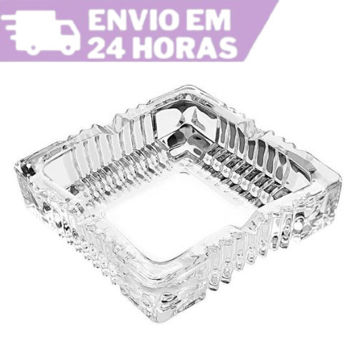 Prato Utilidade Doméstica Premium Redondo ou Quadrado de Vidro