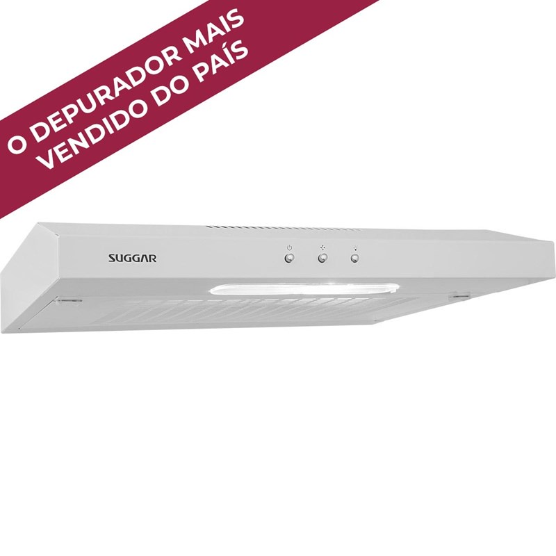 Imagem Depurador ar Slim 60 Cm Branco Bivolt Suggar