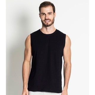 Regata Masculina Básica Rovitex Preto