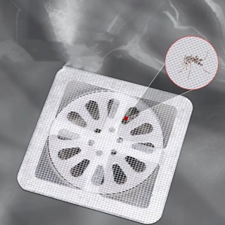 Adesivos Autocolantes De Piso 10pcs Anti-Insetos Banheiro Para Captador De Cabelo Rede De Chuveiro Filtro De Drenagem De Cozinha Obstrução