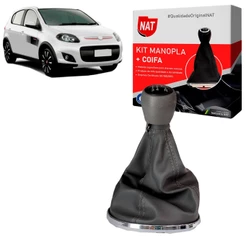 Manopla + Coifa Novo Fiat Palio 2012 Até 2017