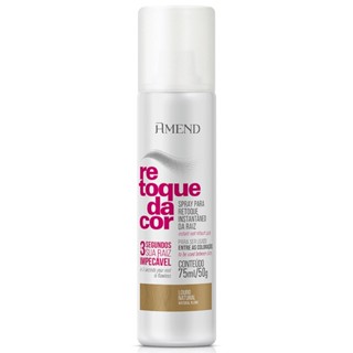 Retoque Instantâneo Raiz Spray Cor Louro Natural 75ml Amend
