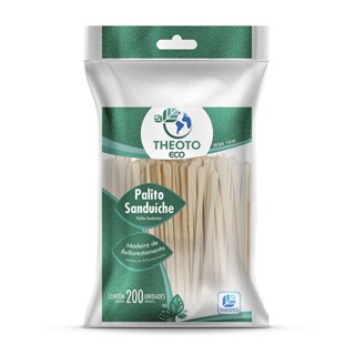 Palito para sanduíche com 200 unidades Theoto