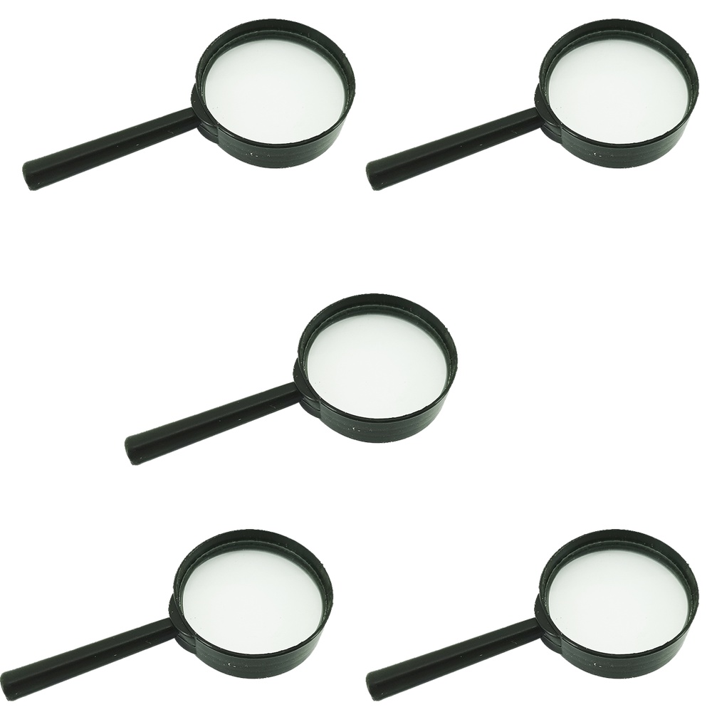 Kit 5 Lupas De Aumento 50mm Lupa Pequena em Oferta na Shopee