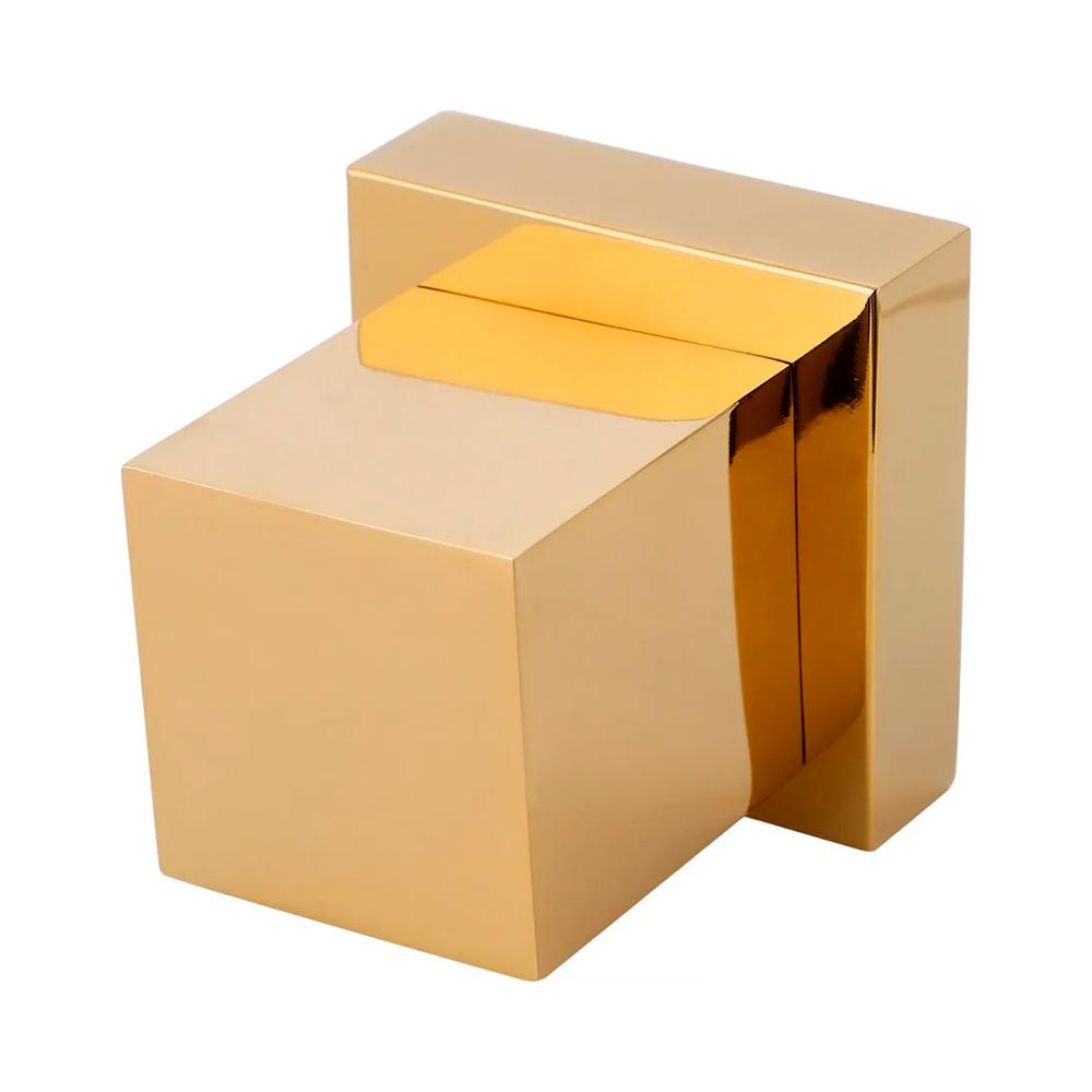 Acabamento de Registro em Metal Quadrado Mearim Pingoo - Dourado em Oferta na Shopee