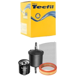 Kit Troca De Filtros Gol G2 1.0 8v Gasolina 96 A 2003 Tecfil