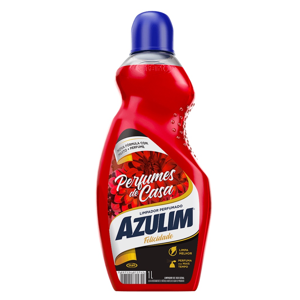 Limpador Perfumado Felicidade Azulim - 1L - Home & Living