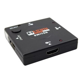 Adaptador Switch 3x1 Divisor 3 Portas Hdmi Para Tv Not Galax