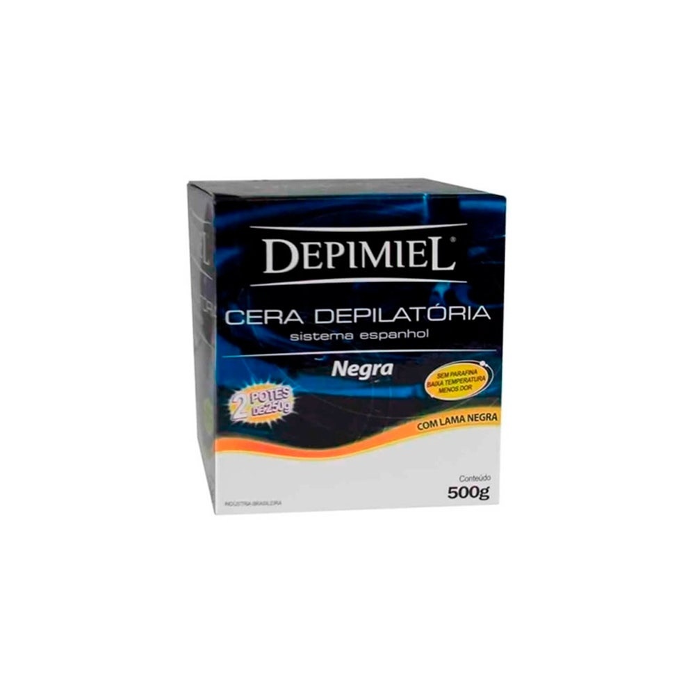 Cera Depilatória Depimiel Lama Negras 500g