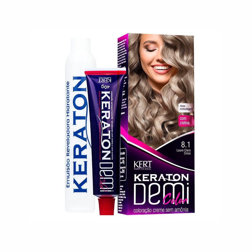 Tonalizante Demi Color 8.1 Louro Claro Cinza em Oferta na Shopee