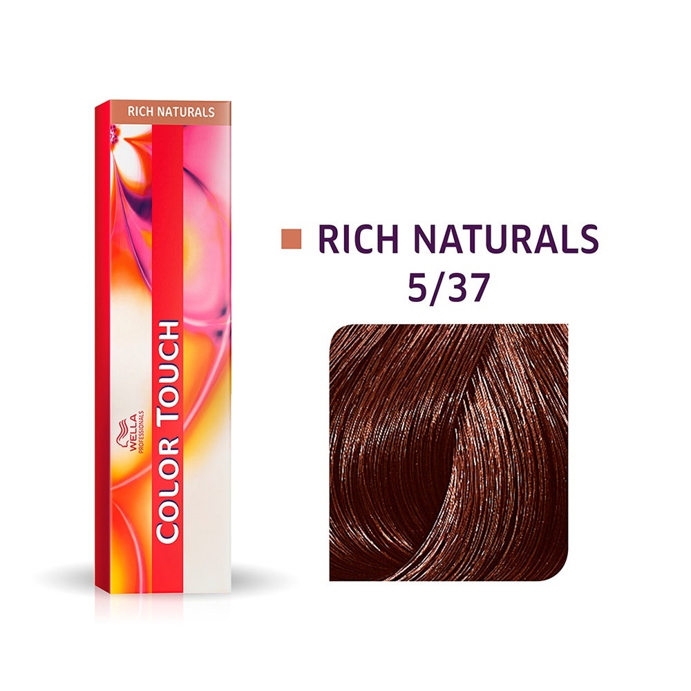 Tintura Wella Color Touch 5/37 Castanho Claro Dourado Marrom