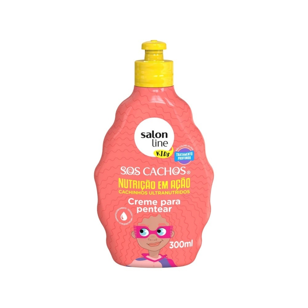 Creme Para Pentear Salon Line Sos Kids Nutrição Em Ação 300ml em Oferta na Shopee