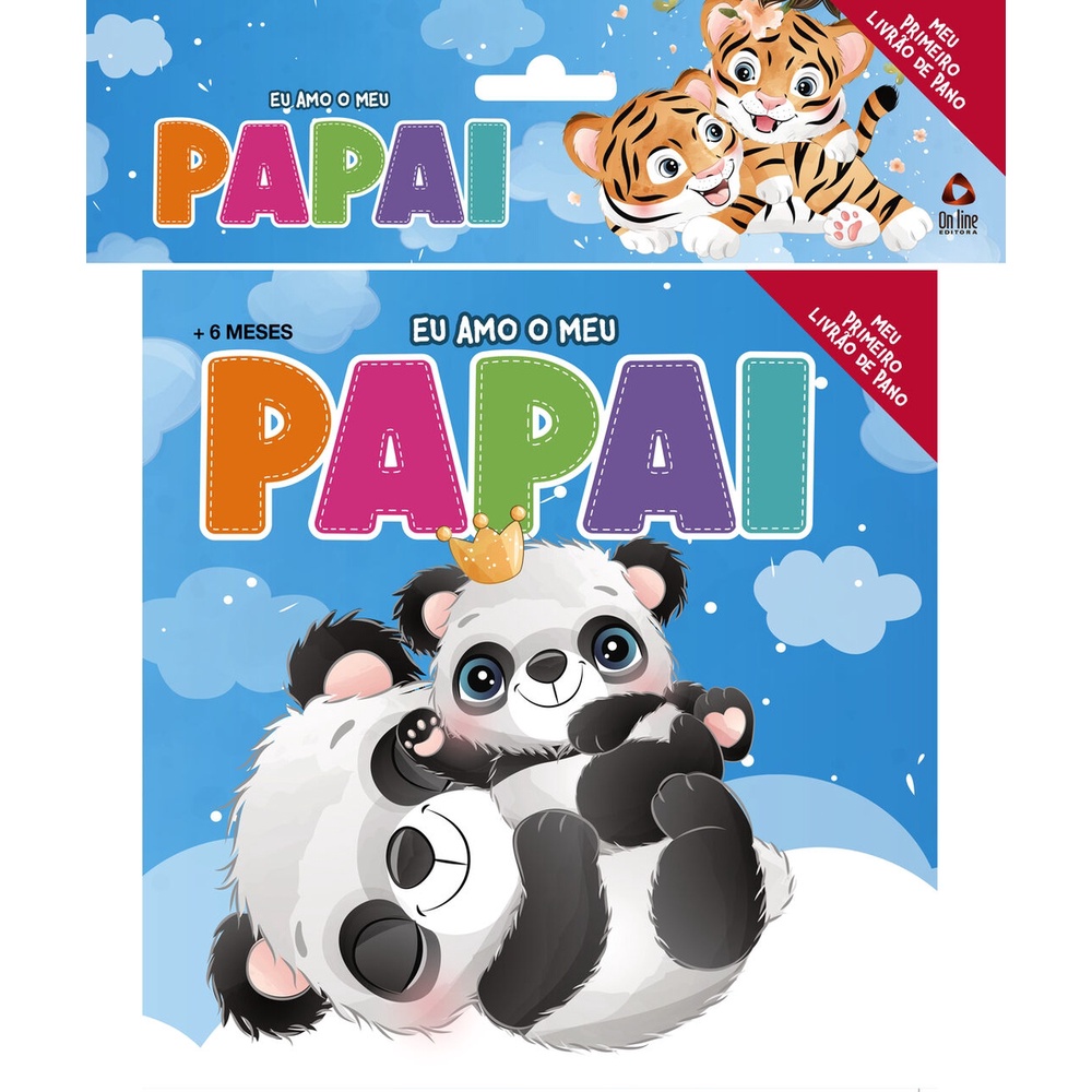 Meu Primeiro Livrão de Pano Eu Amo o Meu Papai em Oferta na Shopee
