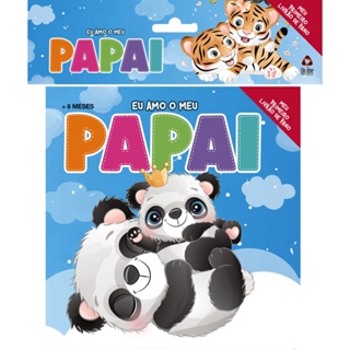 Meu Primeiro Livrão de Pano Eu Amo o Meu Papai em Oferta na Shopee