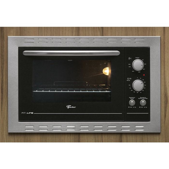 Forno Elétrico Fischer Fit Line Embutir 44L Inox - 26817