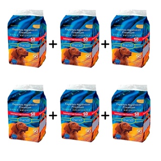 Kit 6 Tapetes Higiênico Chalesco C/50 Unidades em Oferta na Shopee