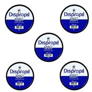 kit 05 Chumbinho Dispropil Exact Heavy 5.5 125un em Oferta na Shopee