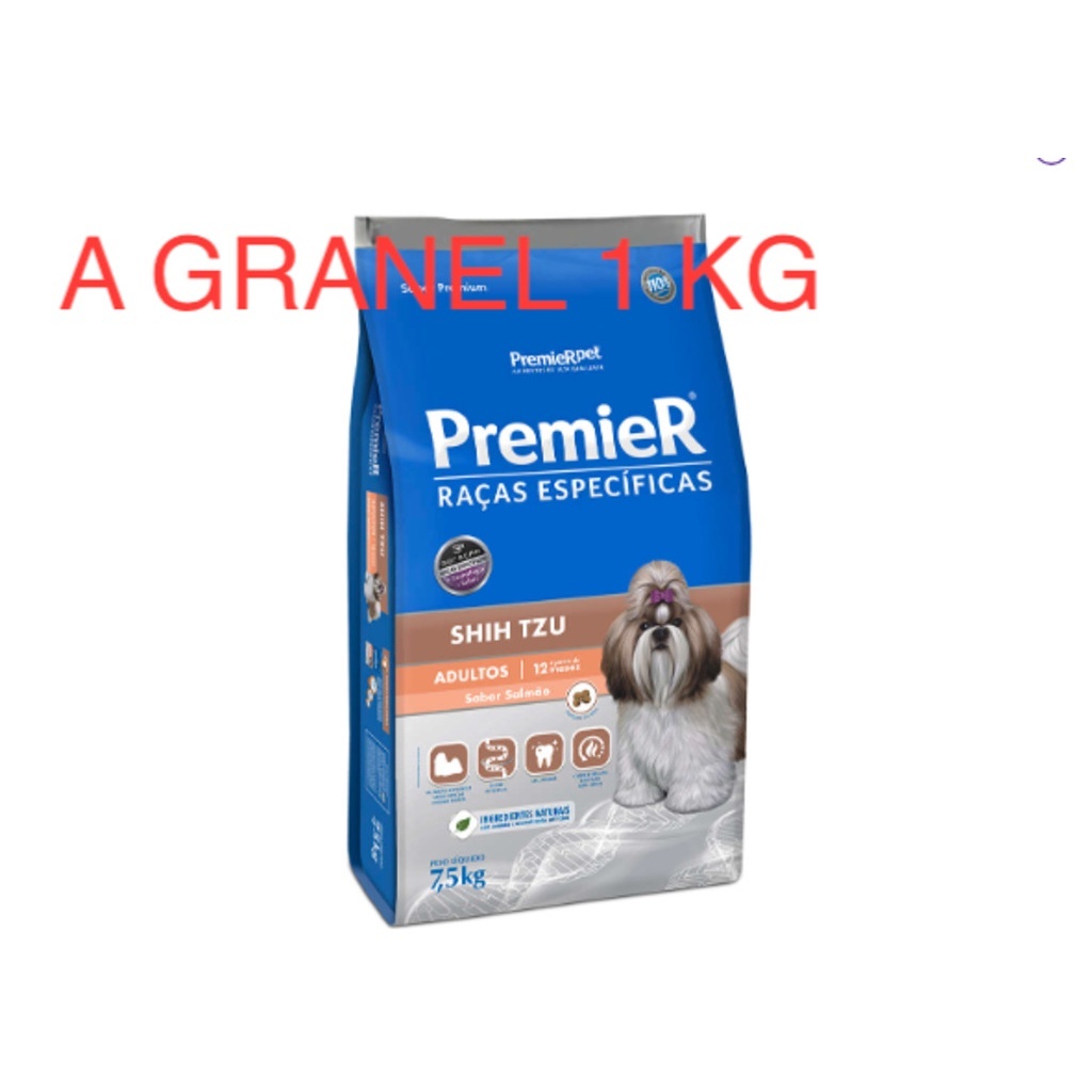 Ração A Granel Premier Raças Específicas Shih Tzu Adulto Salmão Arroz 1 kg