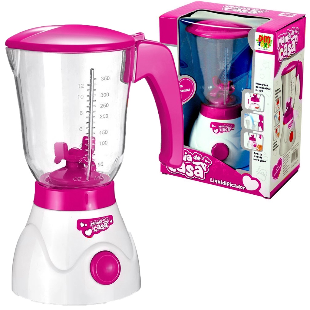 Liquidificador infantil Movimento Mania de Casa 6668 DMTOYS em Oferta na Shopee