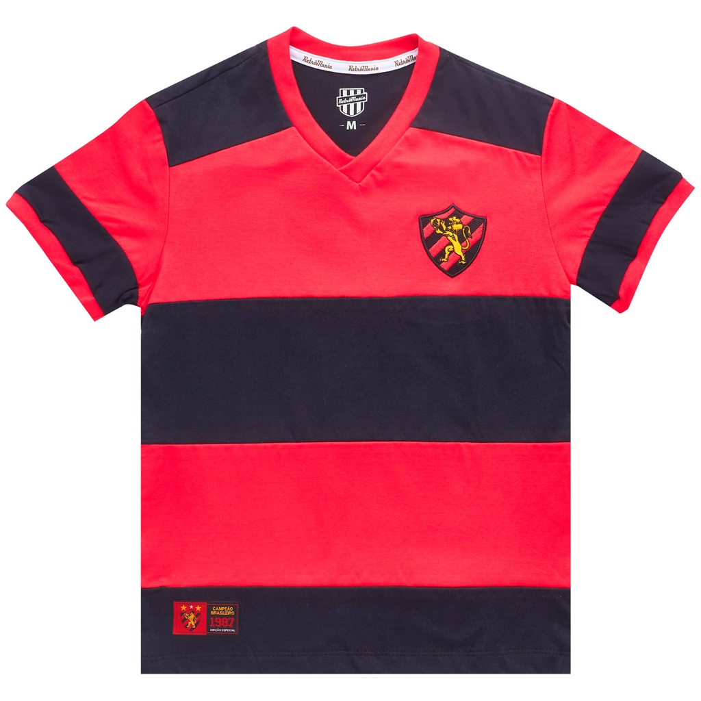 Camisa Sport Recife 1987 Retrô Juvenil Infantil Unissex Oficial em Oferta na Shopee
