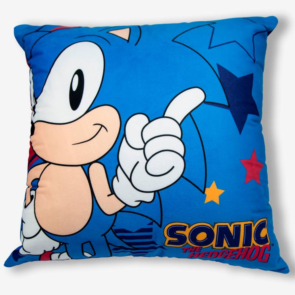 Almofada 40x40cm Sonic Speed em Oferta na Shopee