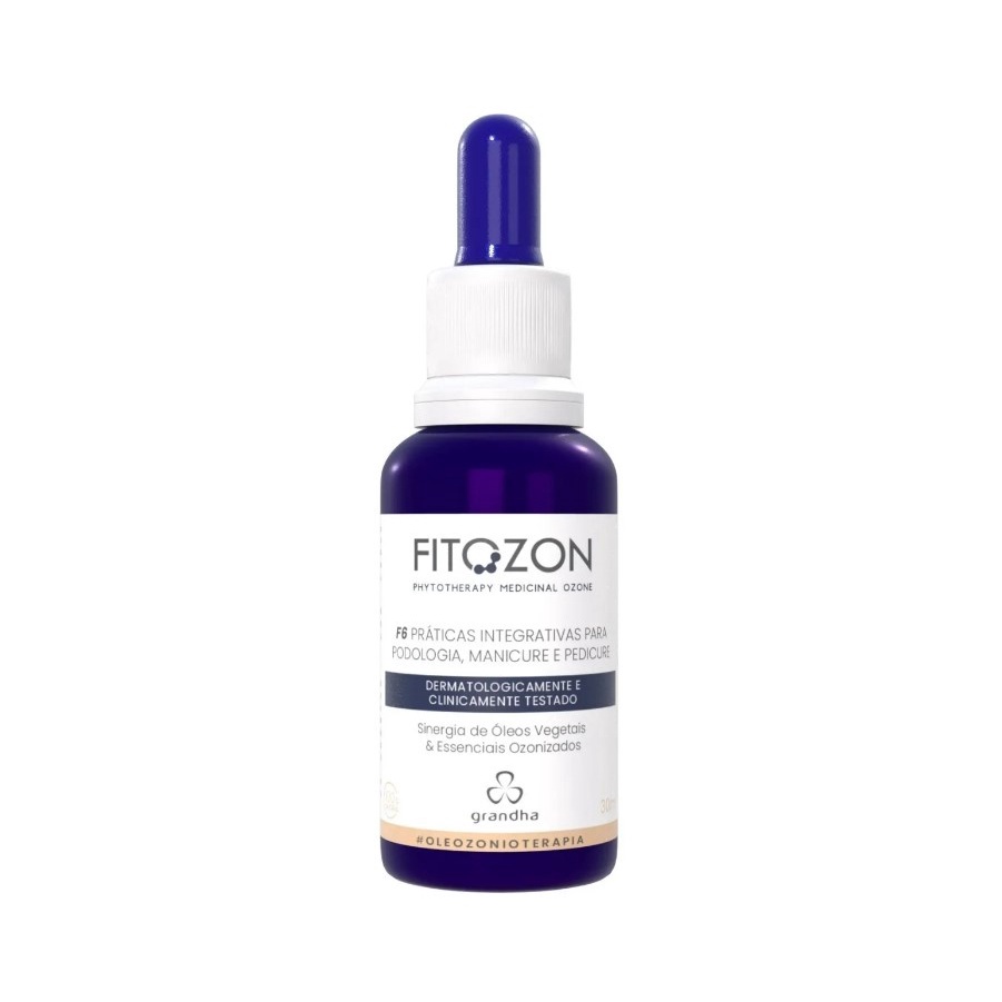 Óleo de Girassol Ozonizado Grandha Fitozon F6 Cuidados com as unhas para Podologia Manicure