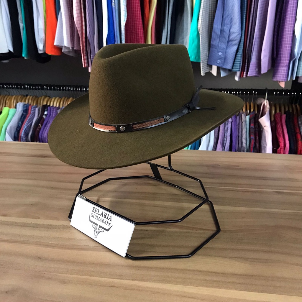 CHAPÉU CLASSIC 5X CAMPO CAFÉ ABA 7,5 UNISSEX PRALANA