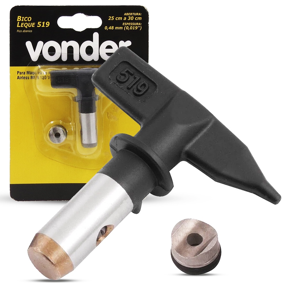 Bico Leque 519 Para Máquina de Pintura Airless Vonder