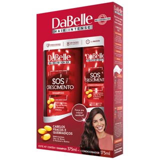 Kit DaBelle Hair SOS Crescimento Shampoo 375ml + Condicionador 175ml (2 Produtos)