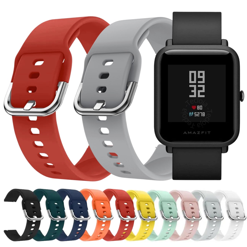 Pulseira Para Amazfit Bip, Bip Lite, Bip S, Bip S Lite Pulseira Silicone Para Amazfit Bip U, Bip U Pro, Bip 3, Bip 3 Pro