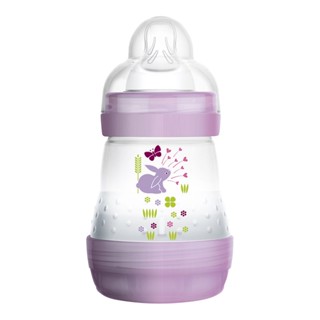 Mamadeira Mam First Bottle Bico Silicone Ortodôntico Desenhos Sortidos 160ml 0+ Meses Girls Ref:4662