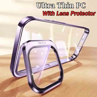 Capa De Proteção De Lente Dura Ultra Fina À Prova De Choque Para iPhone 15 14 13 12 Pro Max