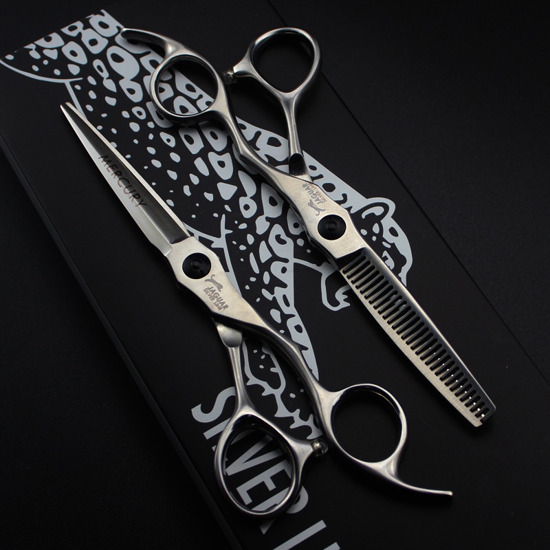 6.0 Tesoura De Cabeleireiro Profissional Conjunto De Corte Cortethinning em Oferta na Shopee