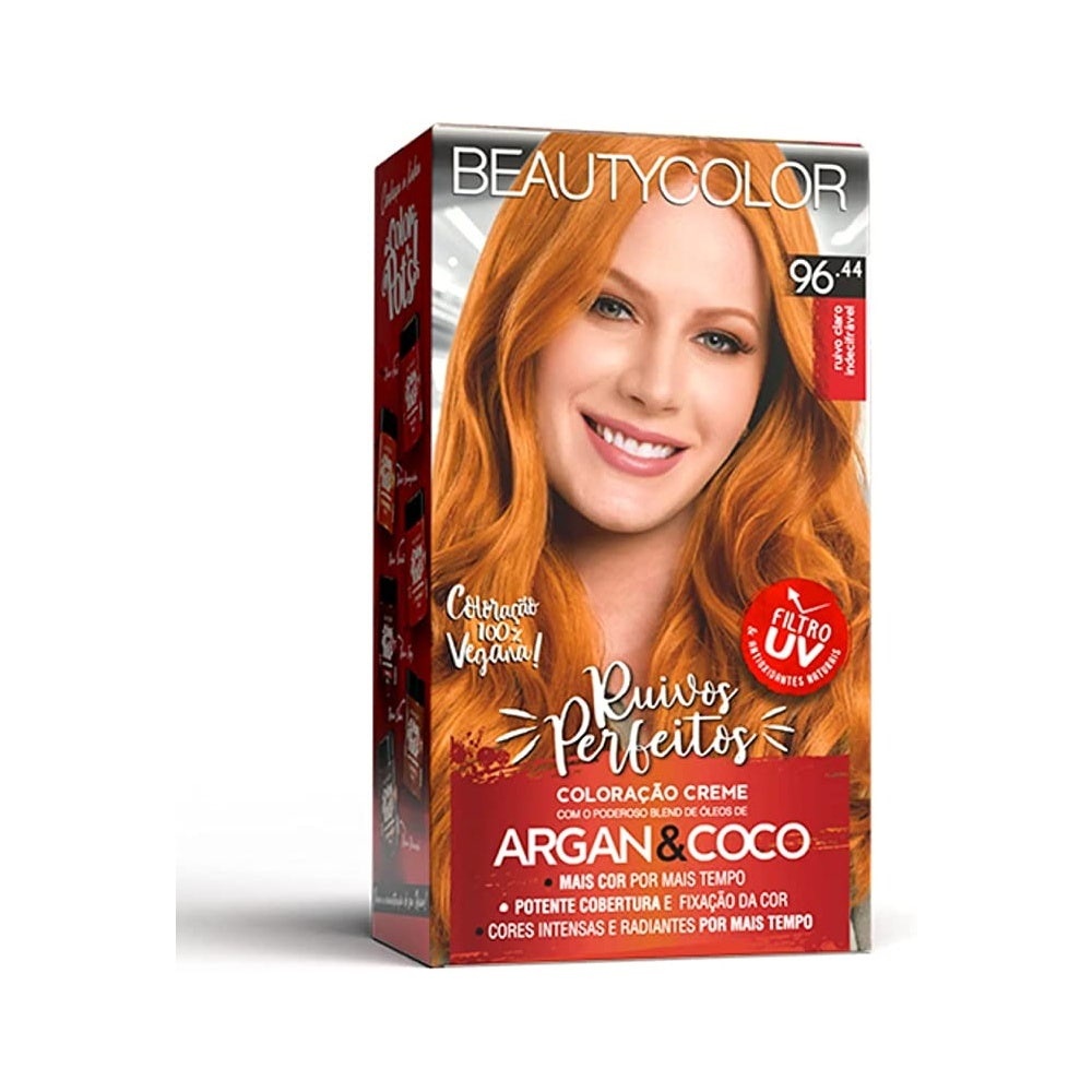 Tintura Beauty Color 96.44 Ruivo Claro Indecifravel em Oferta na Shopee