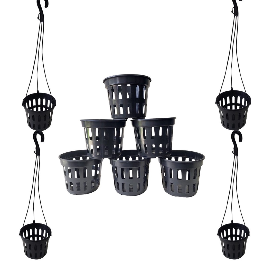 Kit 30 Vasos Vazados P/ Plantas Orquídeas Pote 15+30 Hastes em Oferta na Shopee