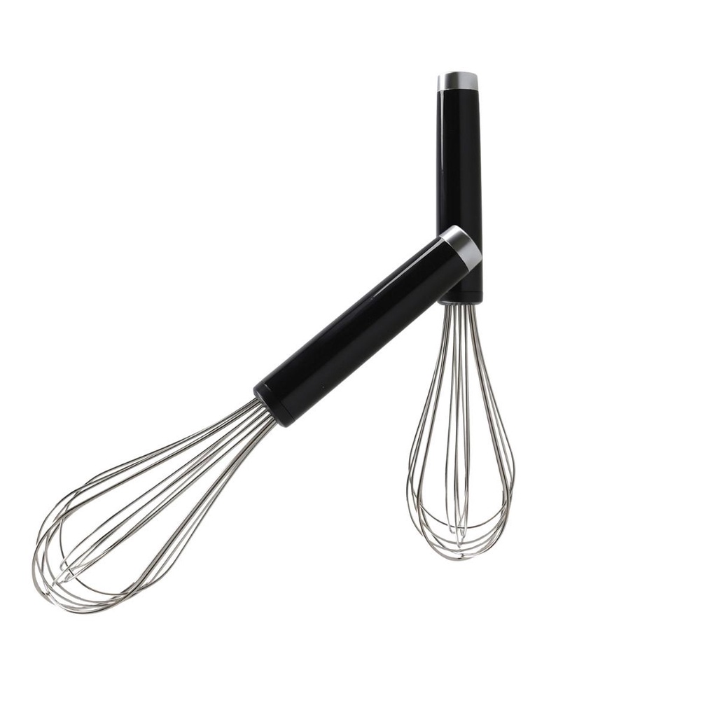Batedor de Ovos Fouet profissional KitchenAid Preto Inox Fuê