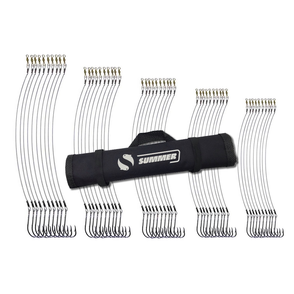 Kit Anzol Encastoado 4330 4/0 5/0 6/0 7/0 8/0 + Porta Empate