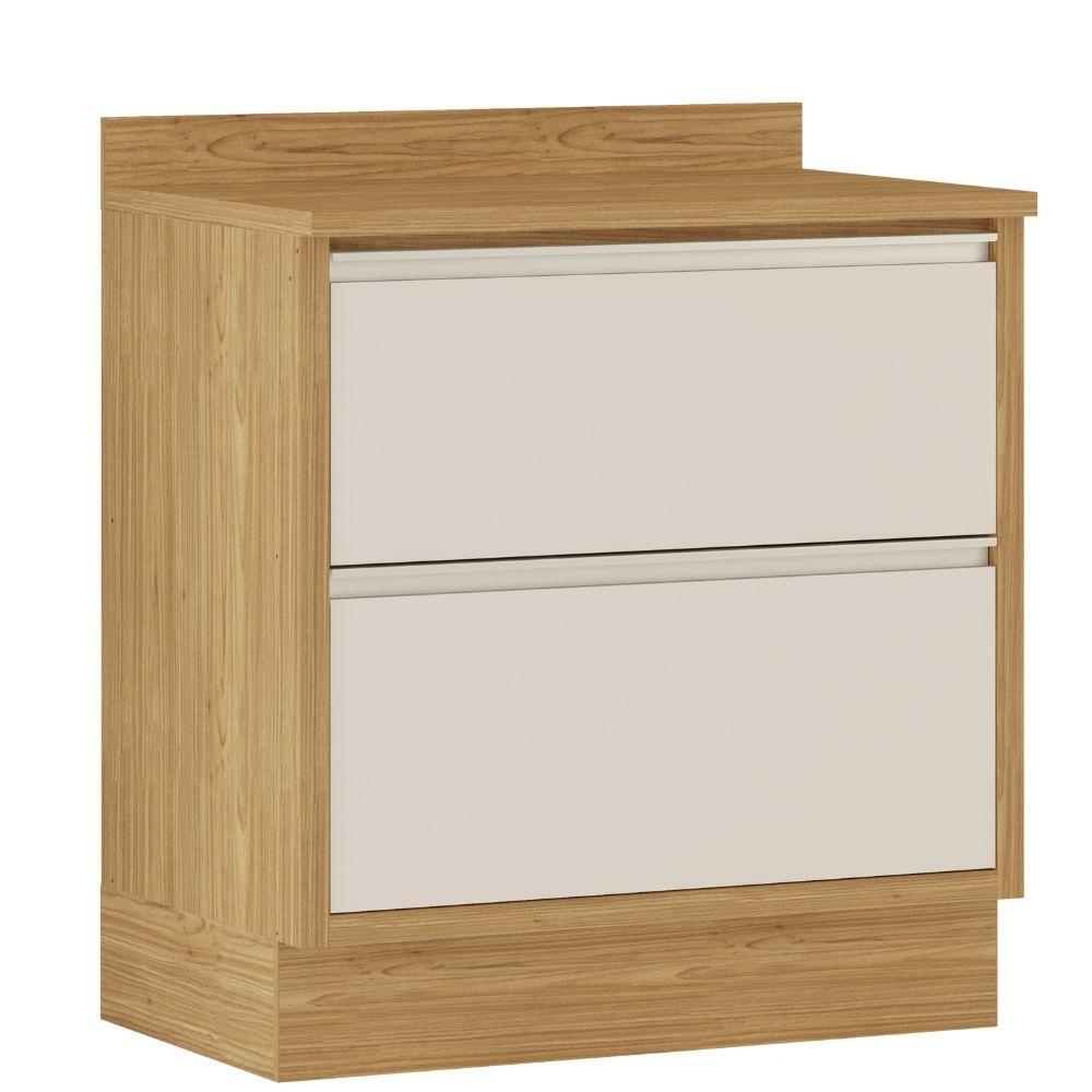Balcão de Cozinha 1 Porta e 1 Gaveta Lisboa Itatia Off White