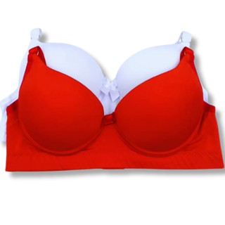 Kit C/2 Sutiãs Reforçado Com Bojo Plus Size Alça Larga Sustentação Grande Promoção Fecho Triplo Resistente Alça Grande